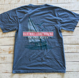 Short Sleeve Yachtzee T-shirt, Broadway Blue