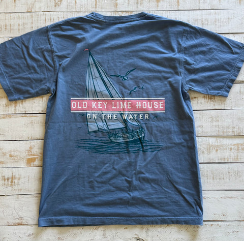 Short Sleeve Yachtzee T-shirt, Broadway Blue