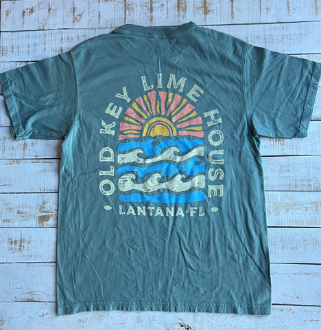 Short Sleeve Sun and Surf T-shirt, Bayside