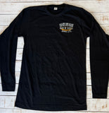 Long Sleeve OKLH Vintage Car T-shirt, Black