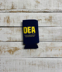 "DEA" Skinny Can Coozies