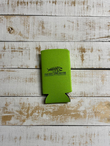 Lime Green Skinny Can Coozie