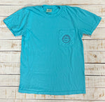 Short Sleeve Bonefish Pocket T-shirt, Lagoon Blue