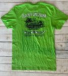 Short Sleeve Tropical Paradise T-shirt, Lime
